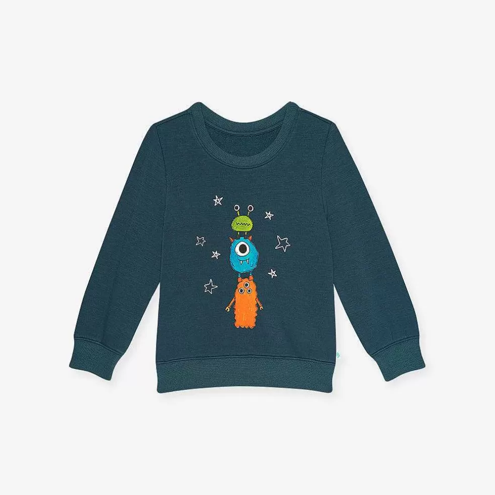 Posh Peanut Fleece Pullover Sweatshirt Fashion