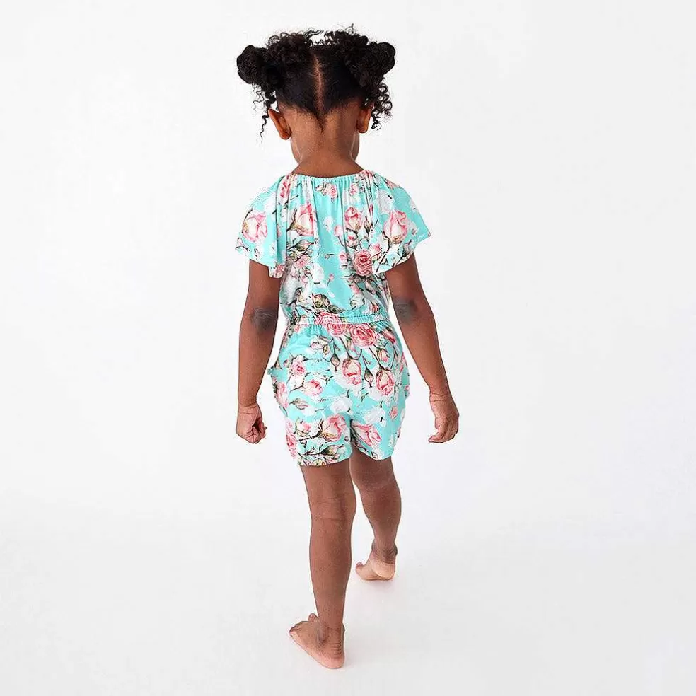 Posh Peanut Flutter Romper Fashion