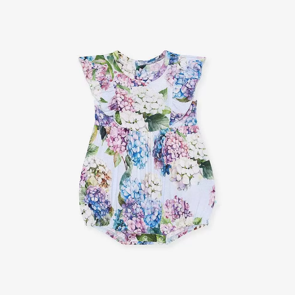 Posh Peanut Flutter Sleeve Bubble Romper Flash Sale