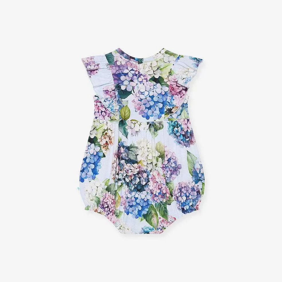 Posh Peanut Flutter Sleeve Bubble Romper Flash Sale