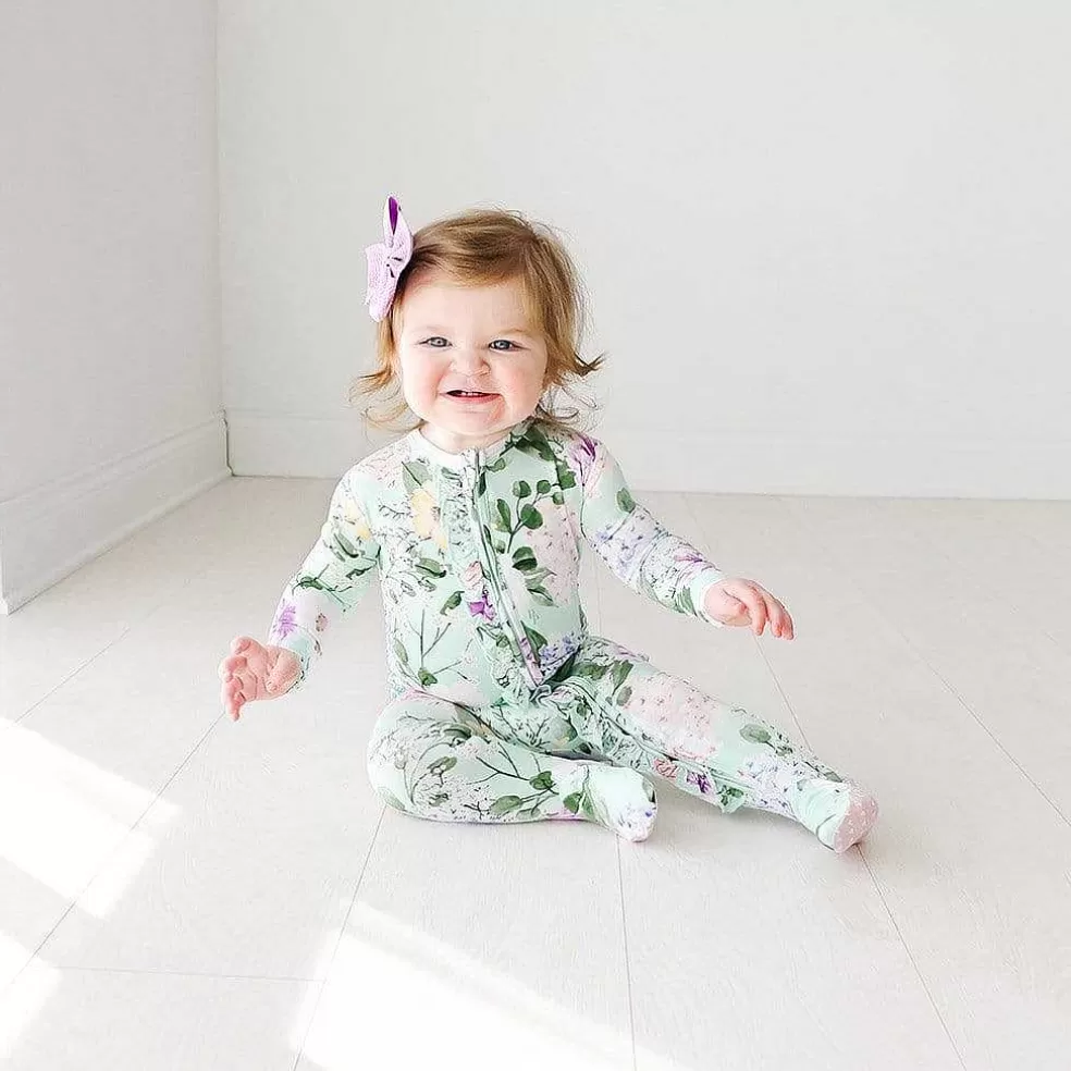 Posh Peanut Footie Ruffled Zippered One Piece Best