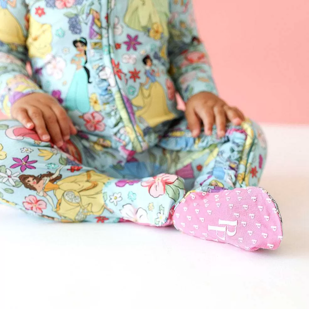 Posh Peanut Footie Ruffled Zippered One Piece Hot