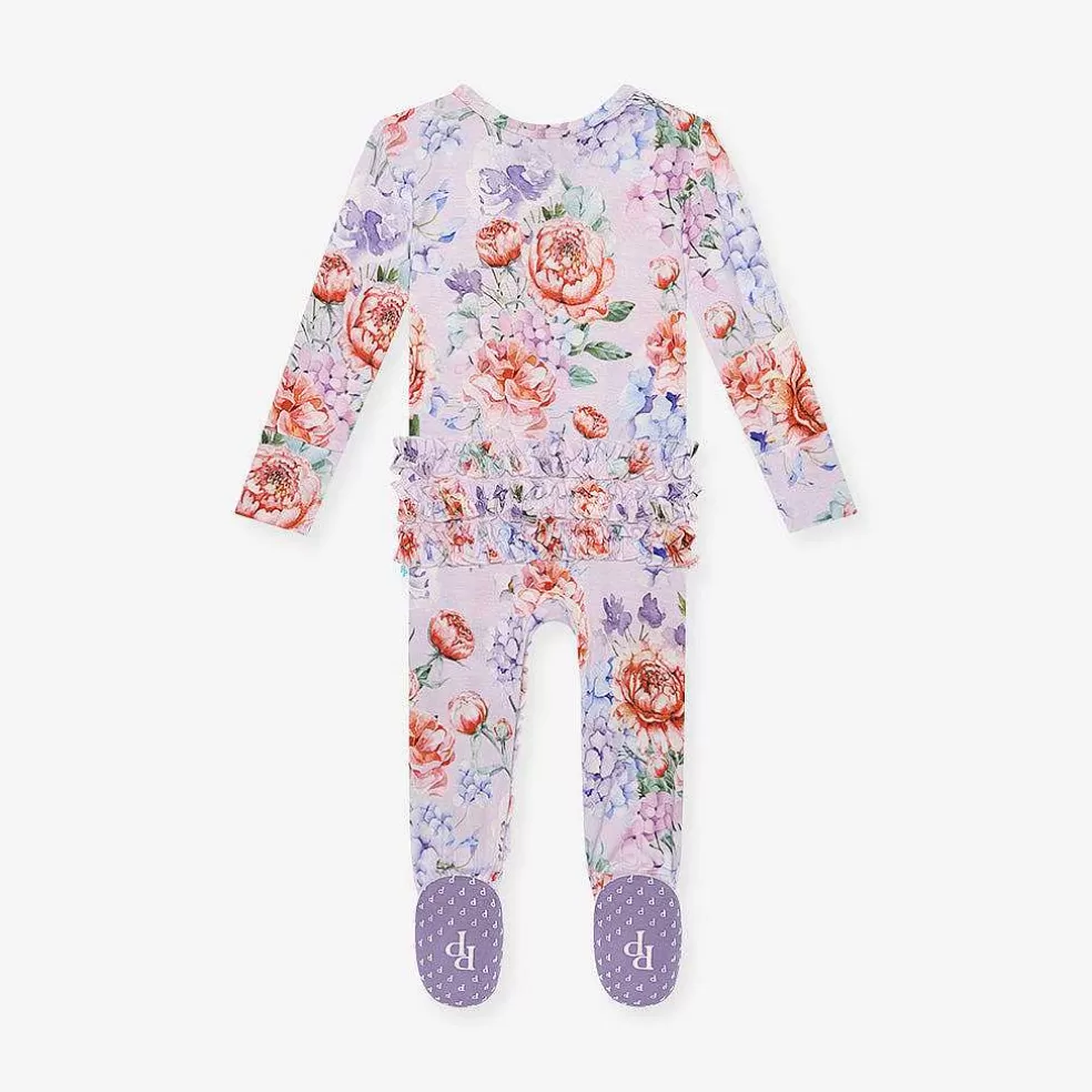 Posh Peanut Footie Ruffled Zippered One Piece Best