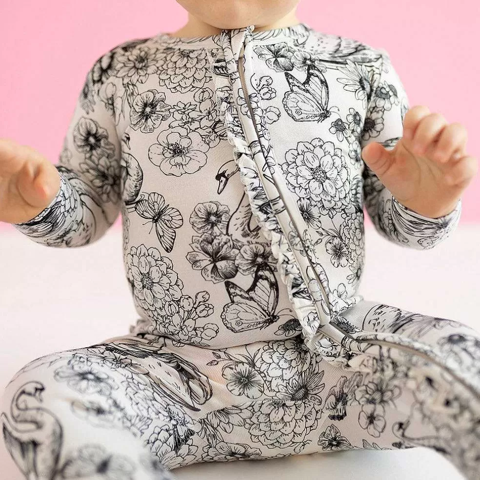 Posh Peanut Footie Ruffled Zippered One Piece Store