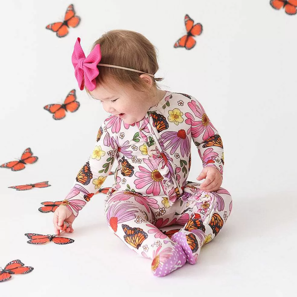 Posh Peanut Footie Ruffled Zippered One Piece Store