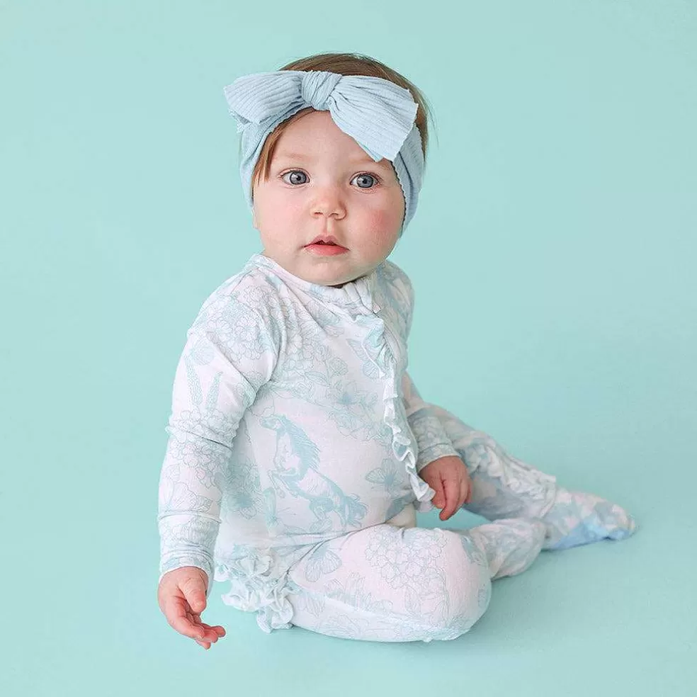 Posh Peanut Footie Ruffled Zippered One Piece Shop
