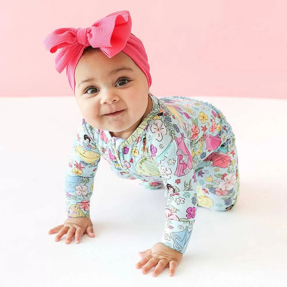 Posh Peanut Footie Ruffled Zippered One Piece Hot