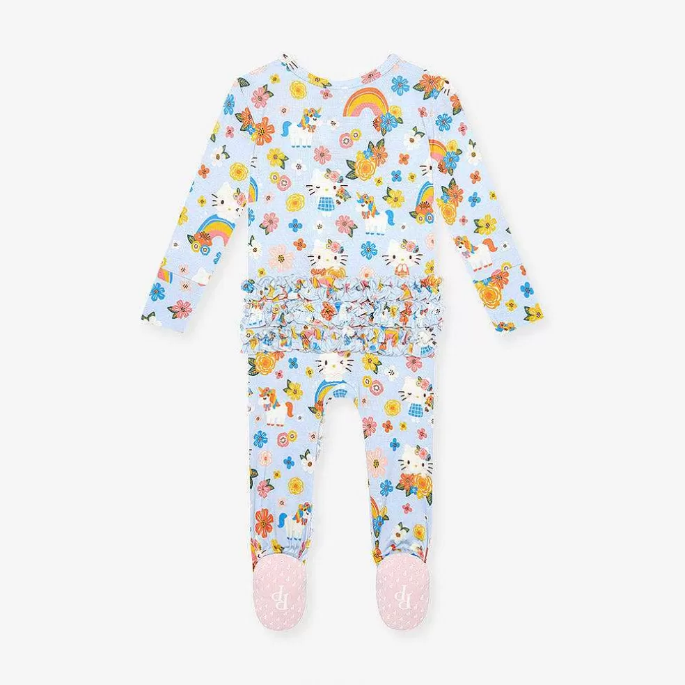 Posh Peanut Footie Ruffled Zippered One Piece Flash Sale