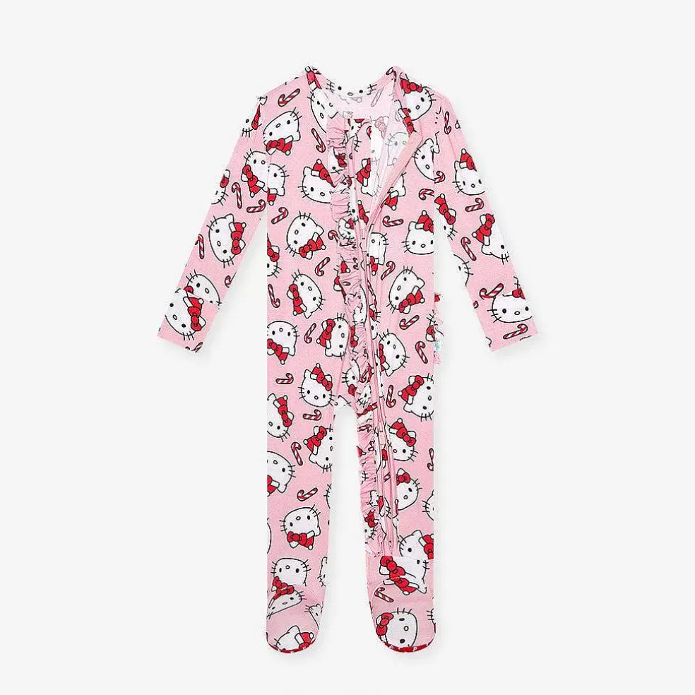 Posh Peanut Footie Ruffled Zippered One Piece Best Sale