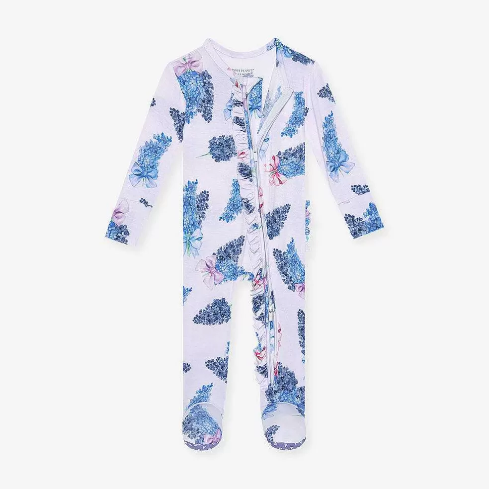 Posh Peanut Footie Ruffled Zippered One Piece Clearance