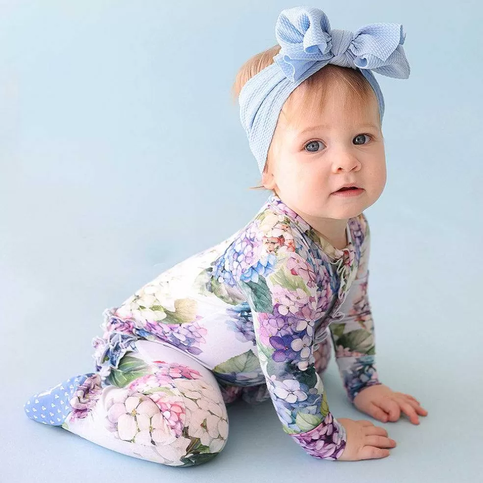 Posh Peanut Footie Ruffled Zippered One Piece Best Sale