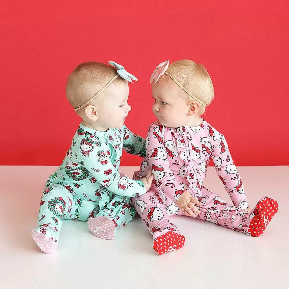 Posh Peanut Footie Ruffled Zippered One Piece Best Sale
