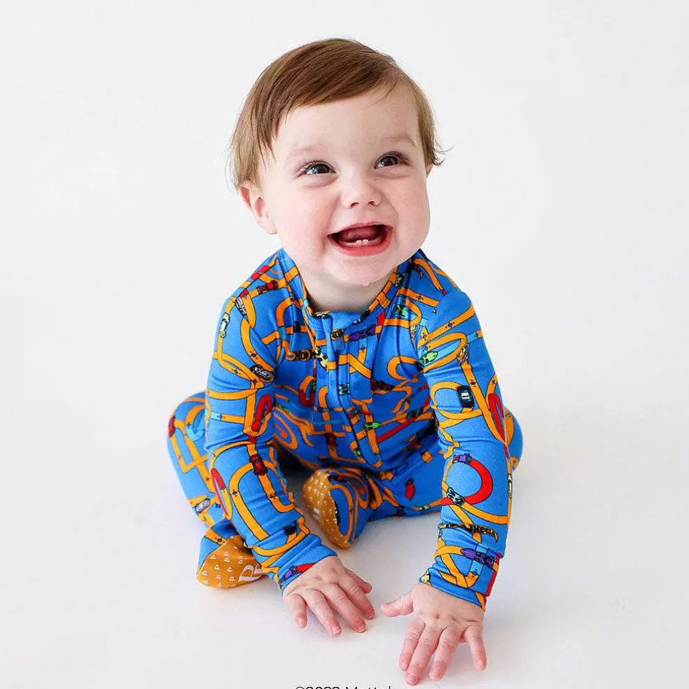 Posh Peanut Footie Zippered One Piece Fashion