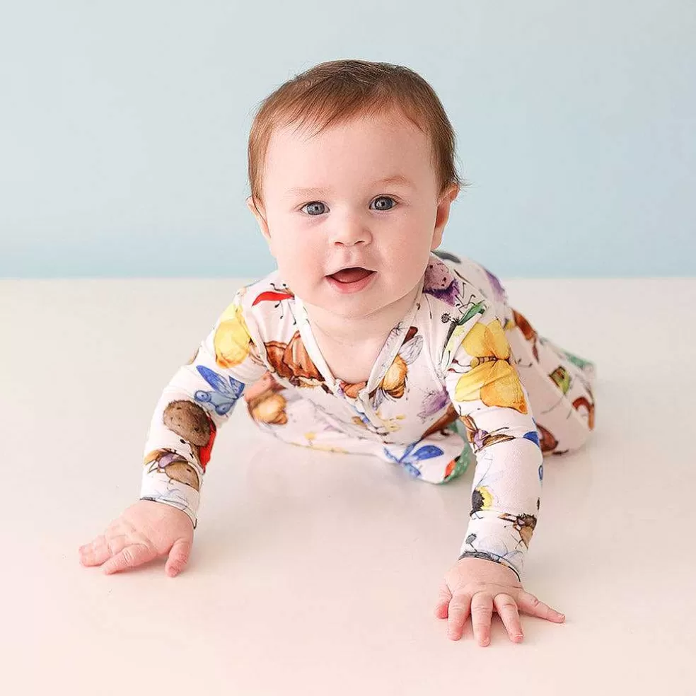 Posh Peanut Footie Zippered One Piece Online