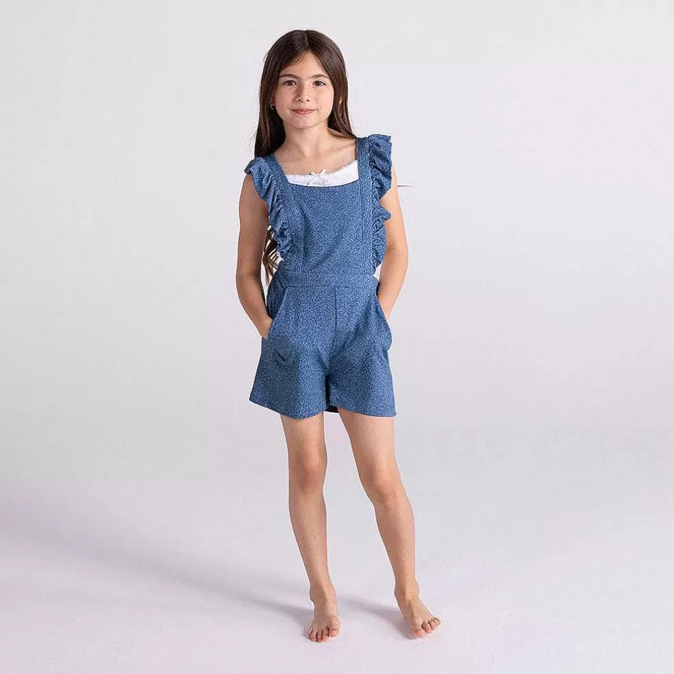 Posh Peanut French Terry Short Overalls Online
