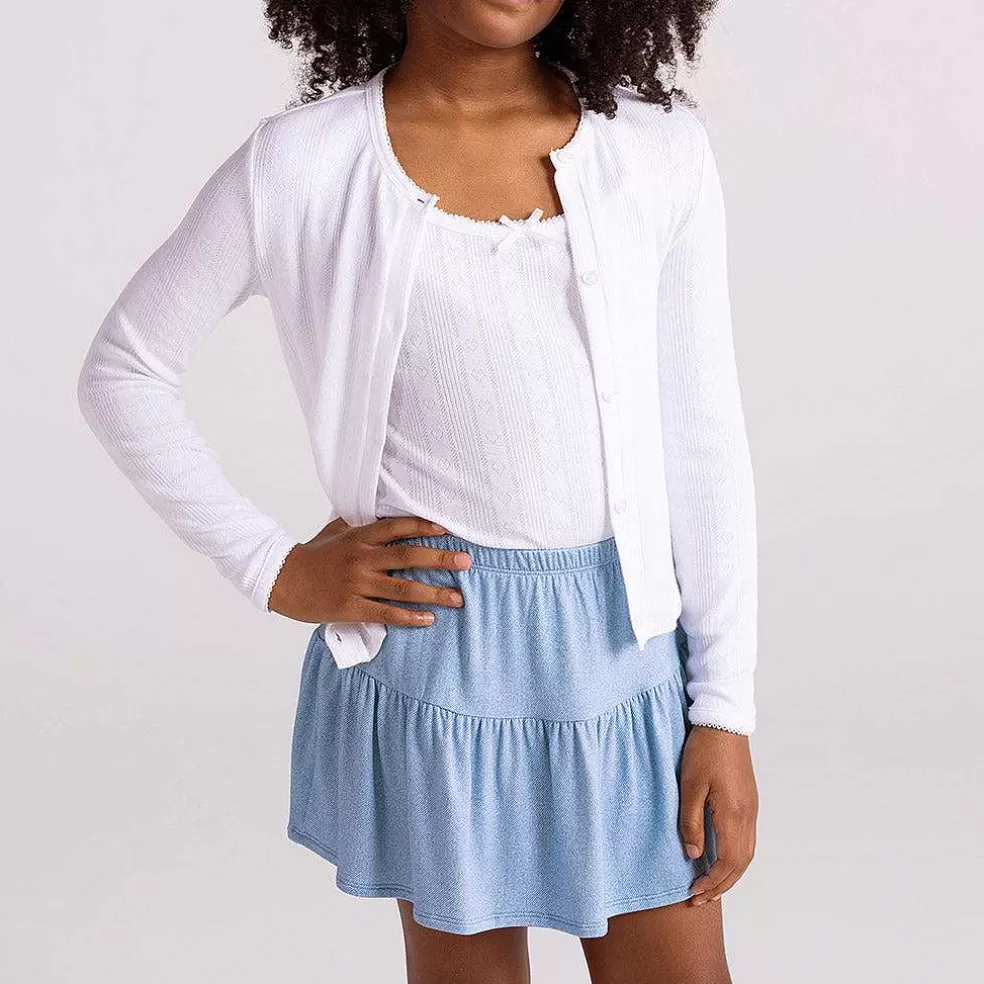 Posh Peanut French Terry Skater Skirt Store