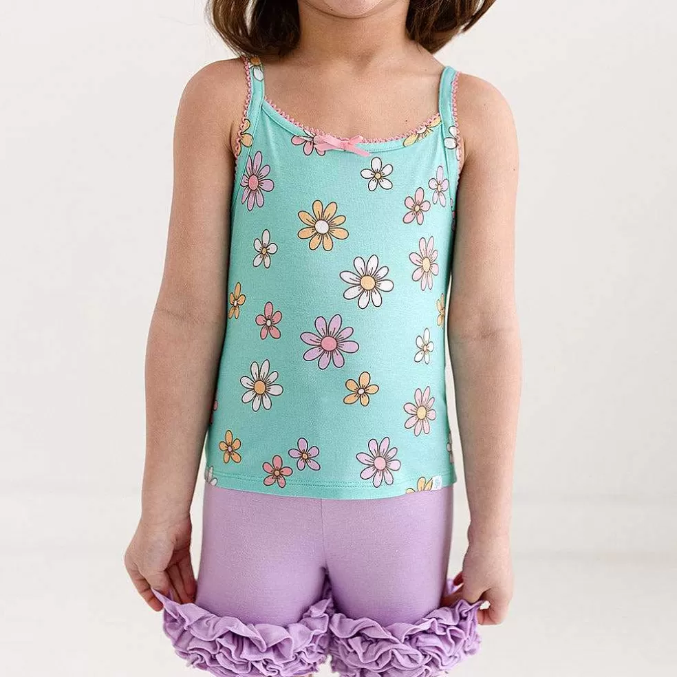 Posh Peanut Girls' Picot Cami Fashion
