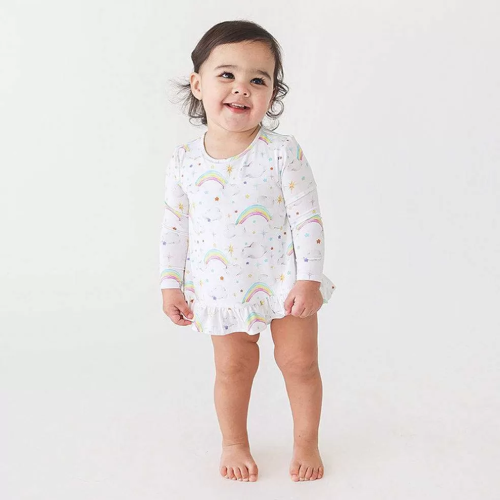 Posh Peanut Long Sleeve Bubble Romper Dress Sale