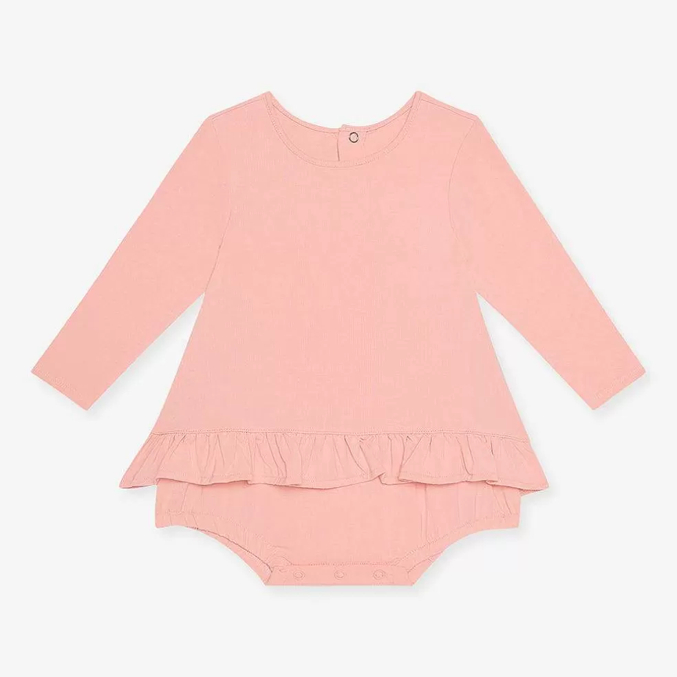 Posh Peanut Long Sleeve Bubble Romper Dress Discount