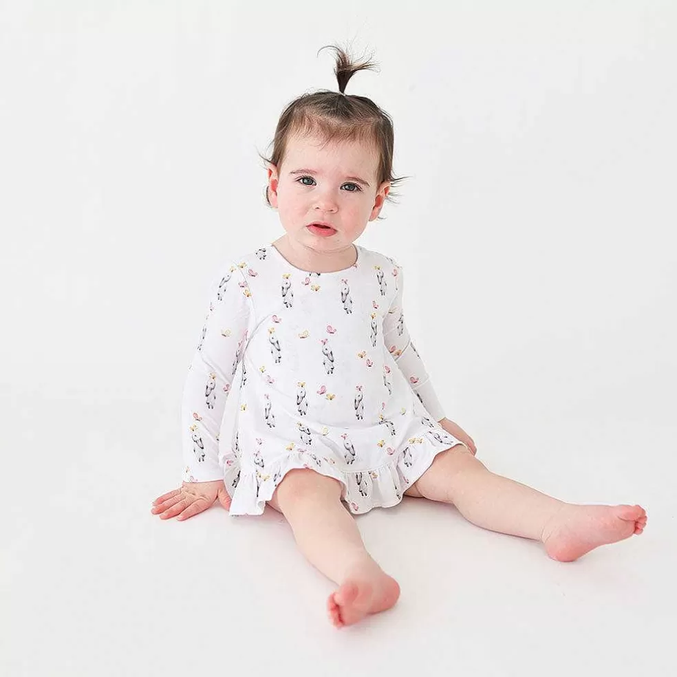 Posh Peanut Long Sleeve Bubble Romper Dress Sale
