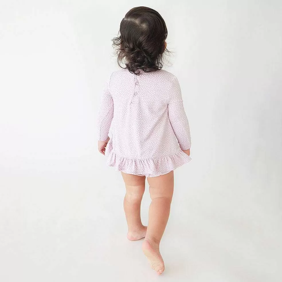 Posh Peanut Long Sleeve Bubble Romper Dress Fashion