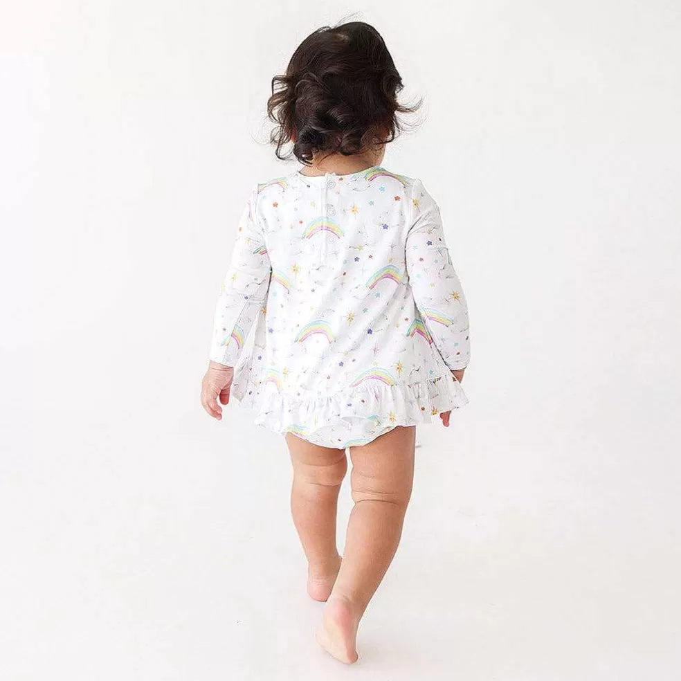 Posh Peanut Long Sleeve Bubble Romper Dress Sale