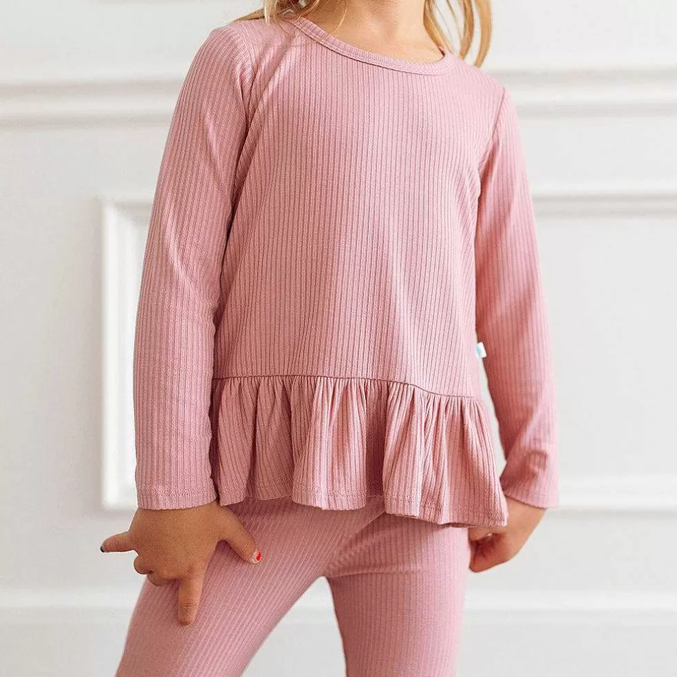 Posh Peanut Long Sleeve Ruffled Loose Fit Shirt Store