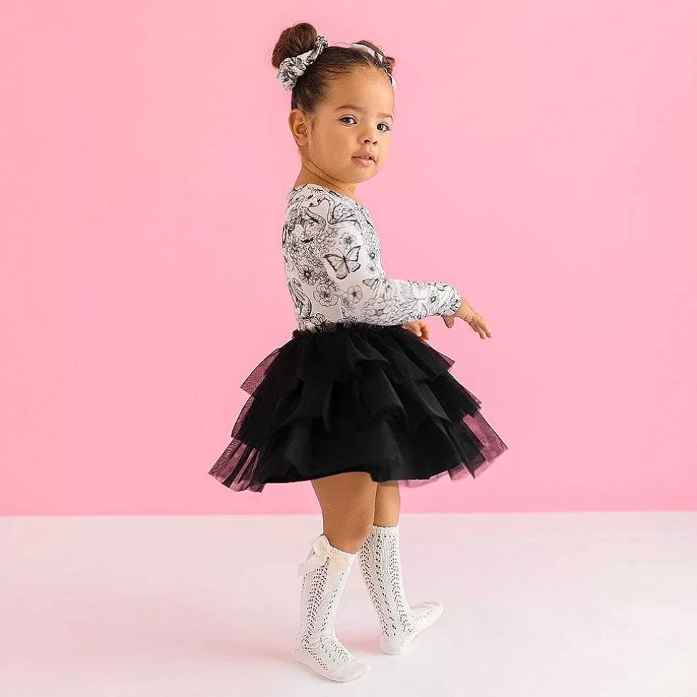 Posh Peanut Long Sleeve Tulle Dress Best Sale