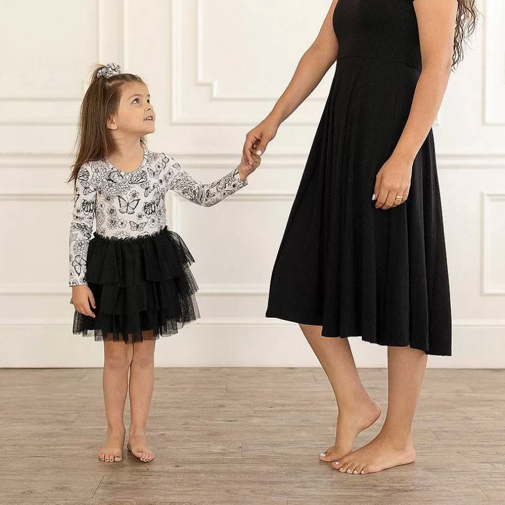 Posh Peanut Long Sleeve Tulle Dress Best Sale