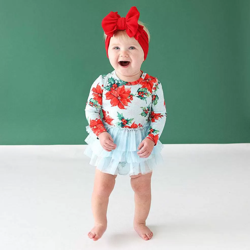 Posh Peanut Long Sleeve Tulle Skirt Bodysuit Online