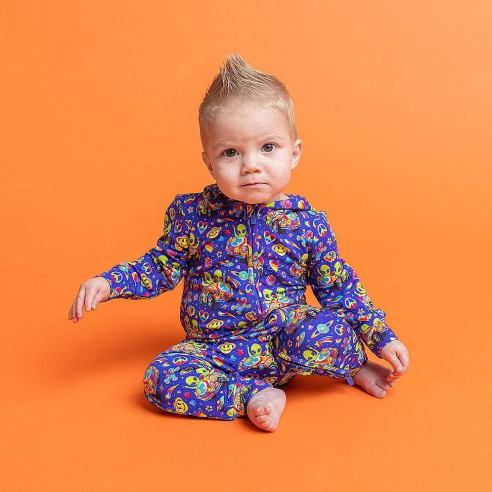 Posh Peanut Long Sleeve Zippered Hooded Romper Best Sale
