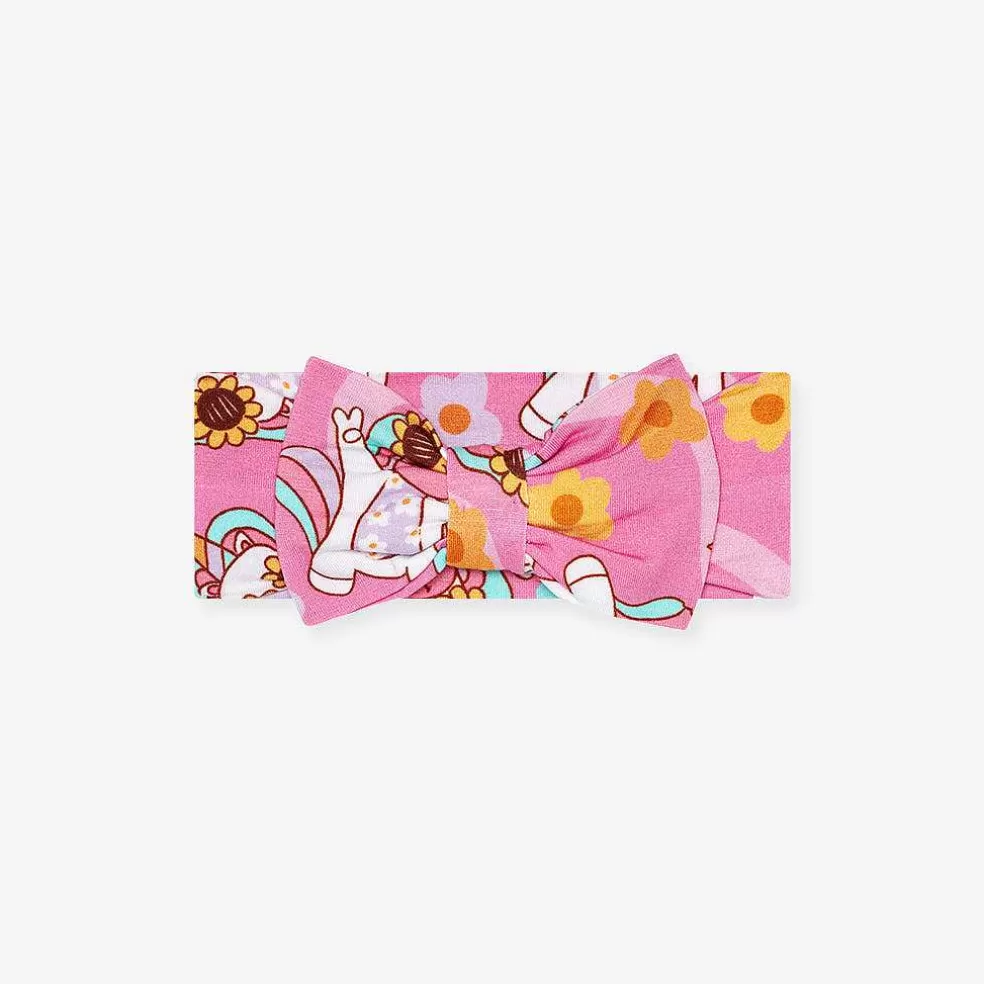 Posh Peanut Luxe Bow Headwrap Hot