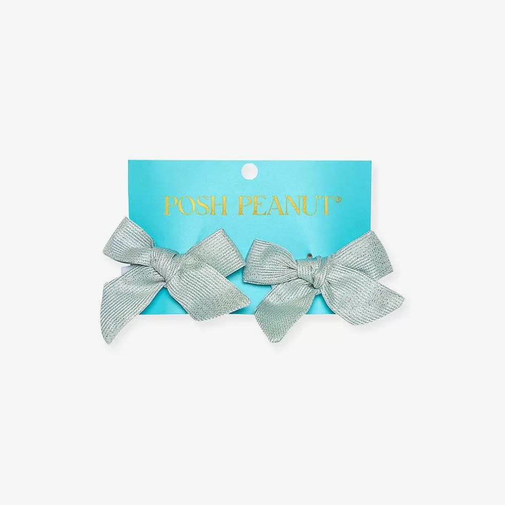Posh Peanut Mini Bow Hair Clips Clearance