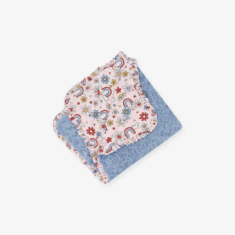 Posh Peanut Minky Ruffled Luxette Patoo® Blanket Online