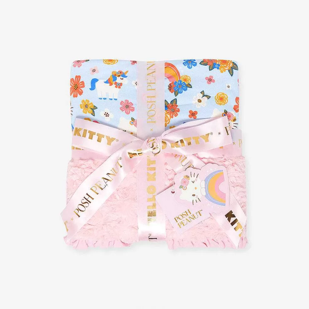 Posh Peanut Minky Ruffled Luxette Patoo® Blanket Shop