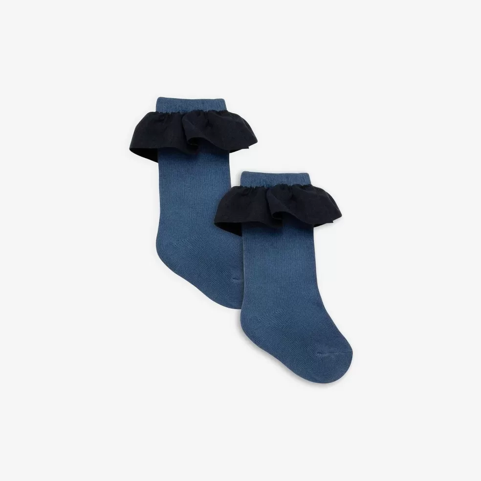 Posh Peanut Navy Socks Store