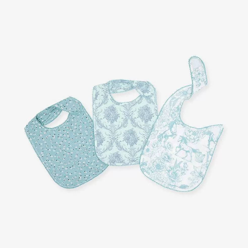 Posh Peanut Picot Bib Set Shop
