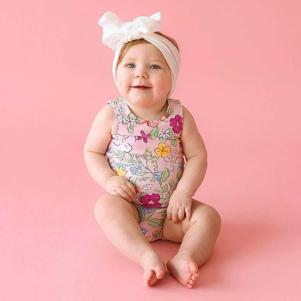 Posh Peanut Reversible One Piece Swimsuit New