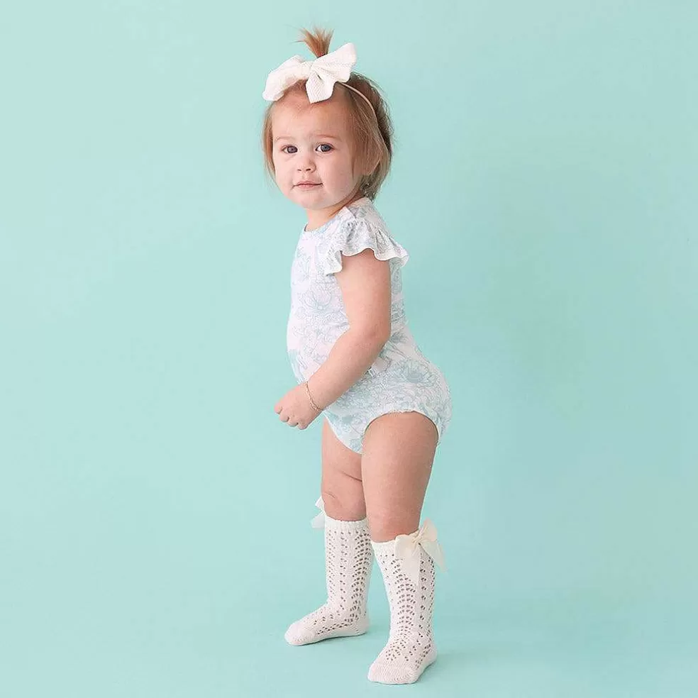 Posh Peanut Ruffled Bodysuit Hot