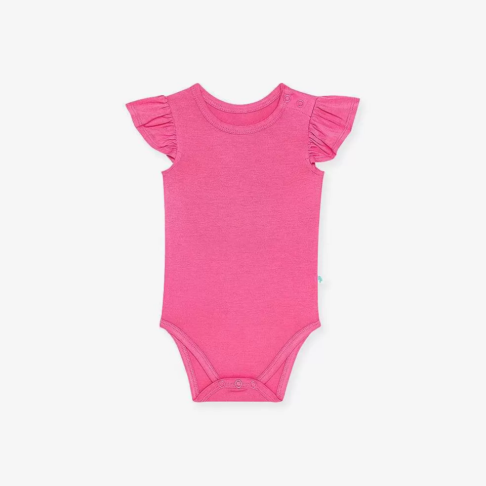 Posh Peanut Ruffled Bodysuit New