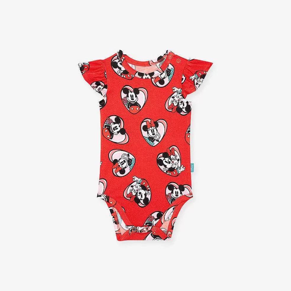 Posh Peanut Ruffled Bodysuit Cheap