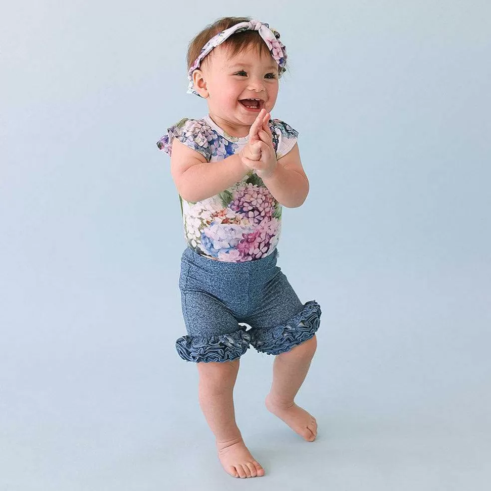 Posh Peanut Ruffled Bodysuit Clearance