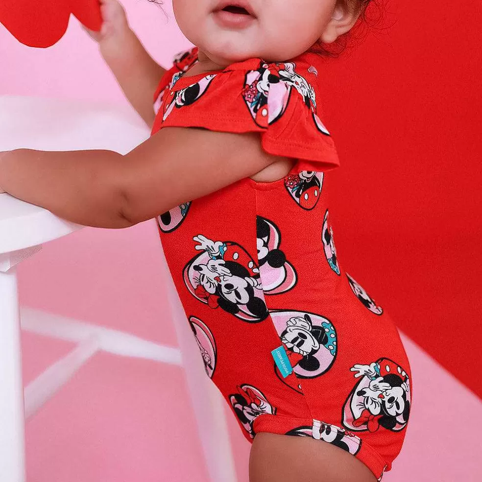Posh Peanut Ruffled Bodysuit Cheap