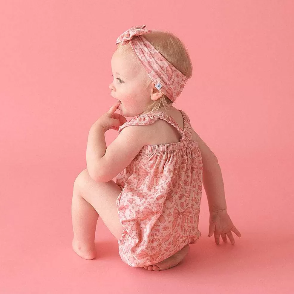 Posh Peanut Ruffled Bubble Romper New