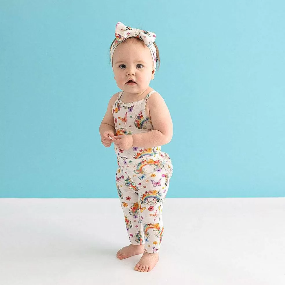 Posh Peanut Ruffled Bum Leggings Outlet