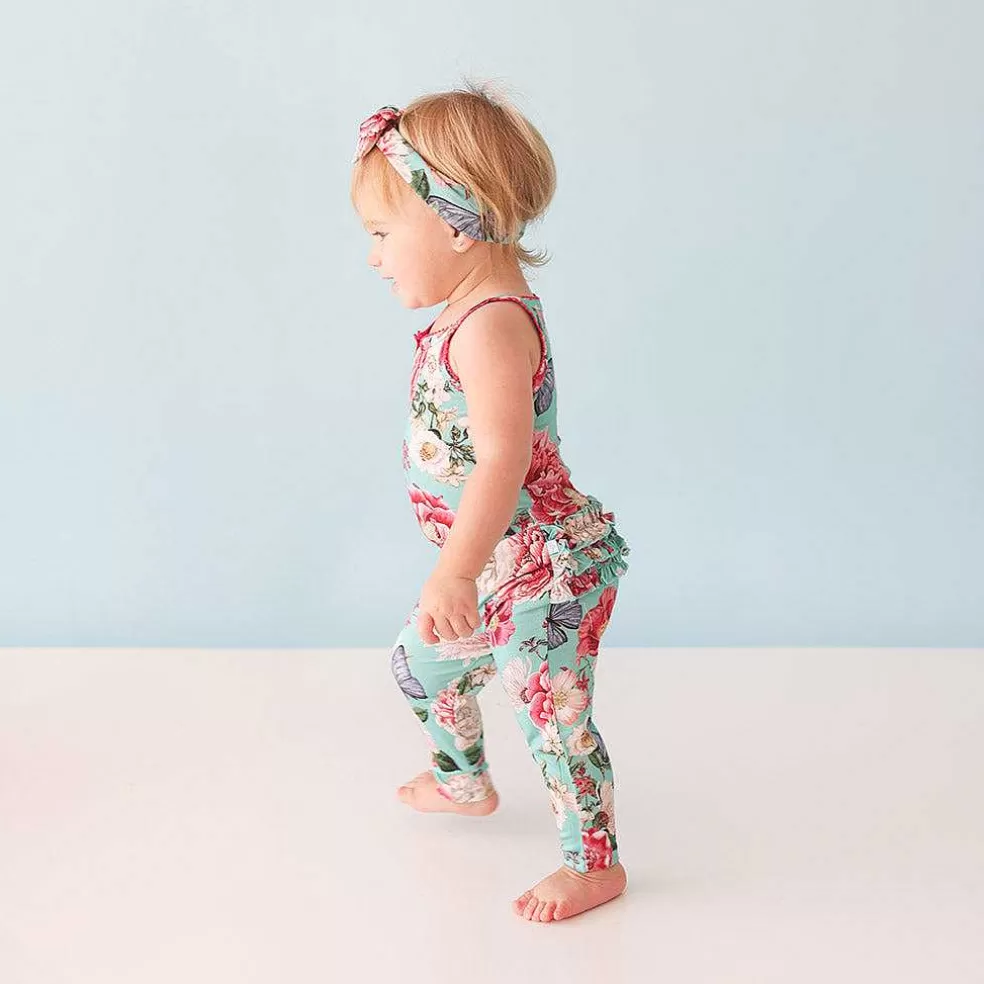 Posh Peanut Ruffled Bum Leggings Discount