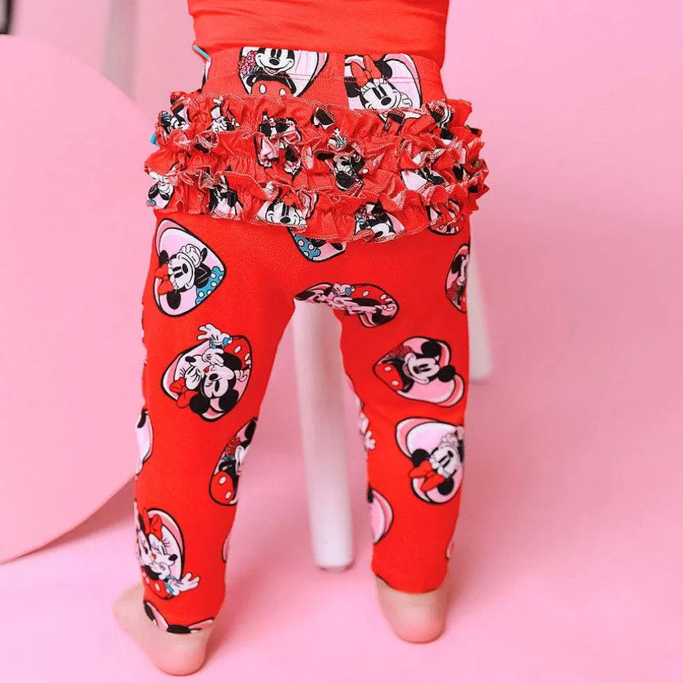 Posh Peanut Ruffled Bum Leggings Flash Sale