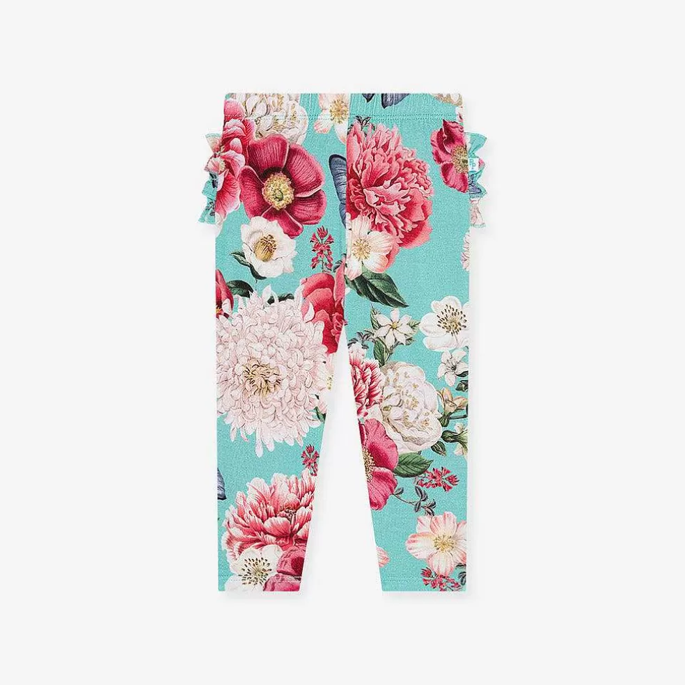 Posh Peanut Ruffled Bum Leggings Discount