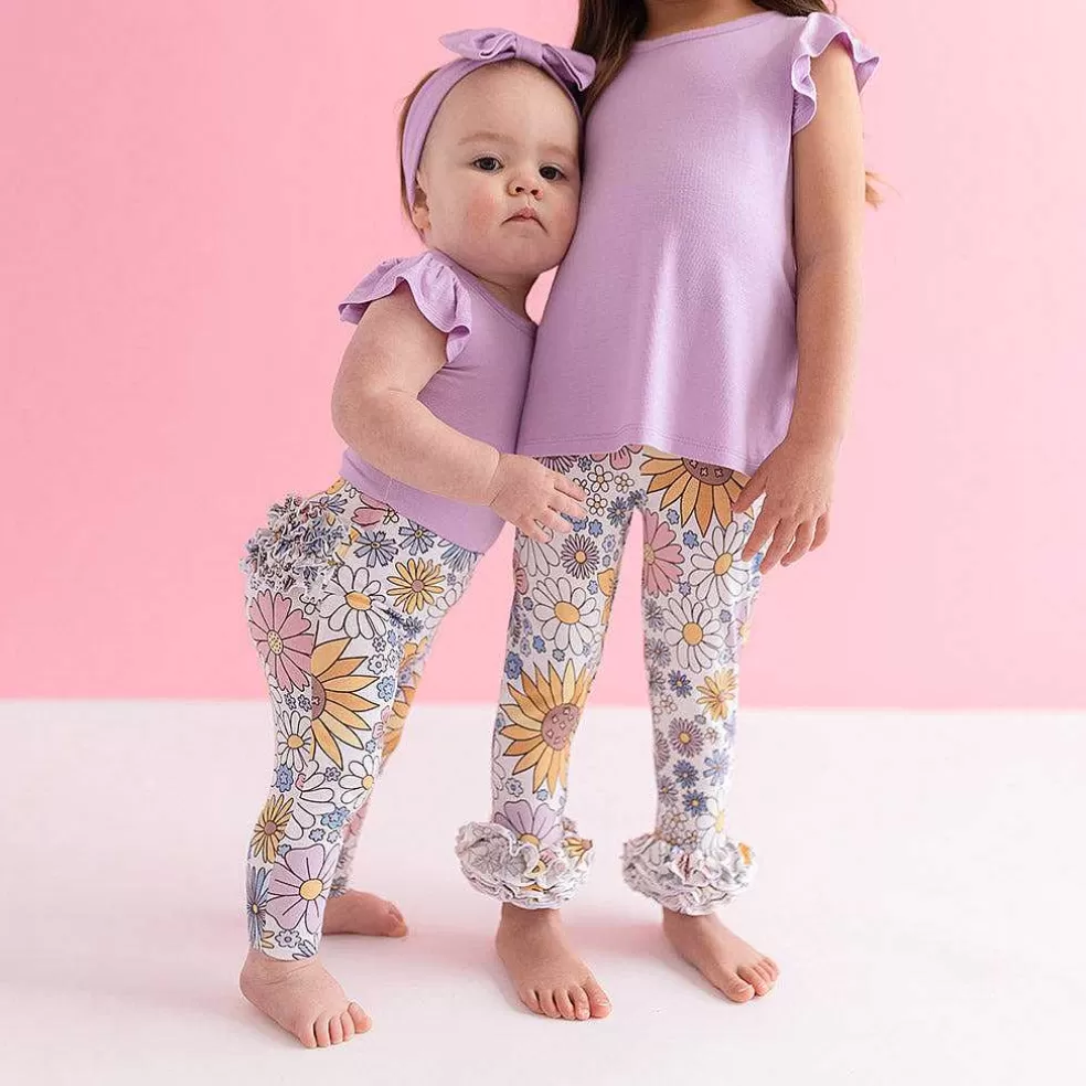Posh Peanut Ruffled Bum Leggings Fashion