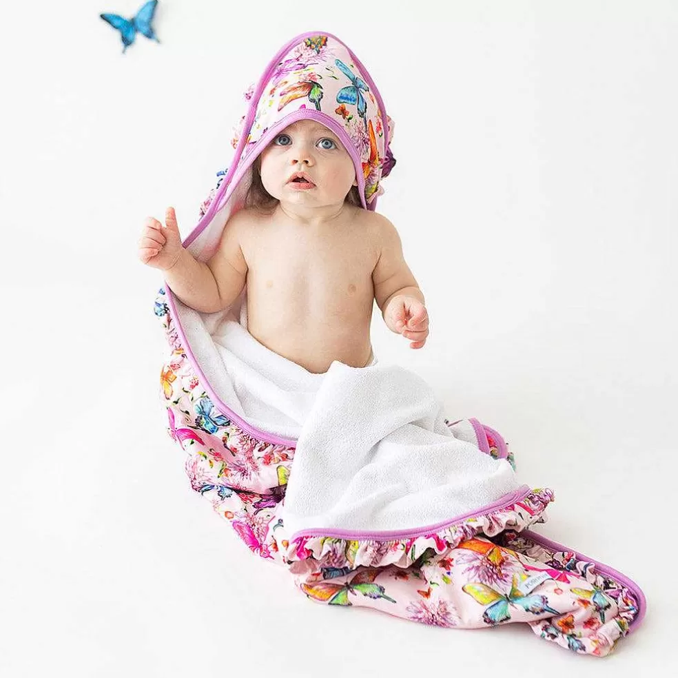 Posh Peanut Ruffled Hooded Towel Store